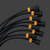 Cable ID Clip Smart Receiver Set 1-8 A Orange