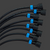 Cable ID Clip Smart Receiver Set 17-24 A Blue