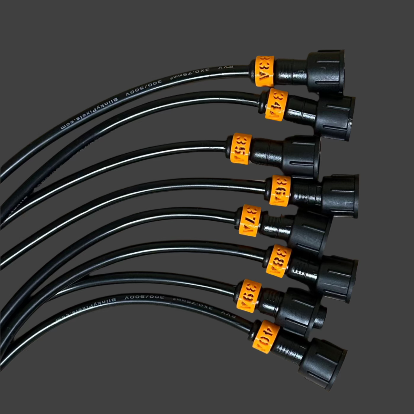 Cable ID Clip Smart Receiver Set 33-40 A Orange