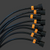 Cable ID Clip Smart Receiver Set 9-16 B Orange