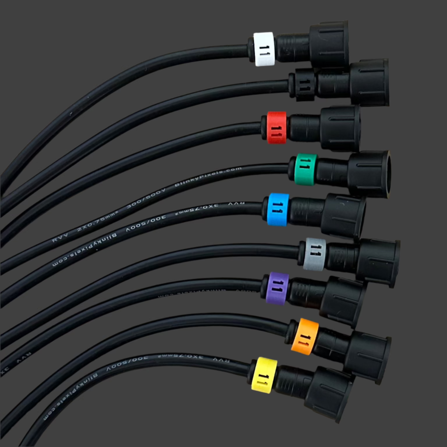 Number 11 ID Clip for RGB Pixel Extensions and Pigtails