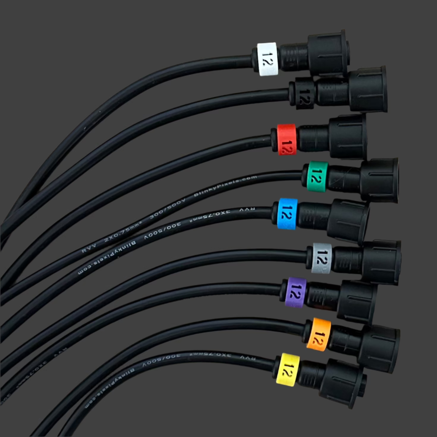 Number 12 ID Clip for RGB Pixel Extensions and Pigtails
