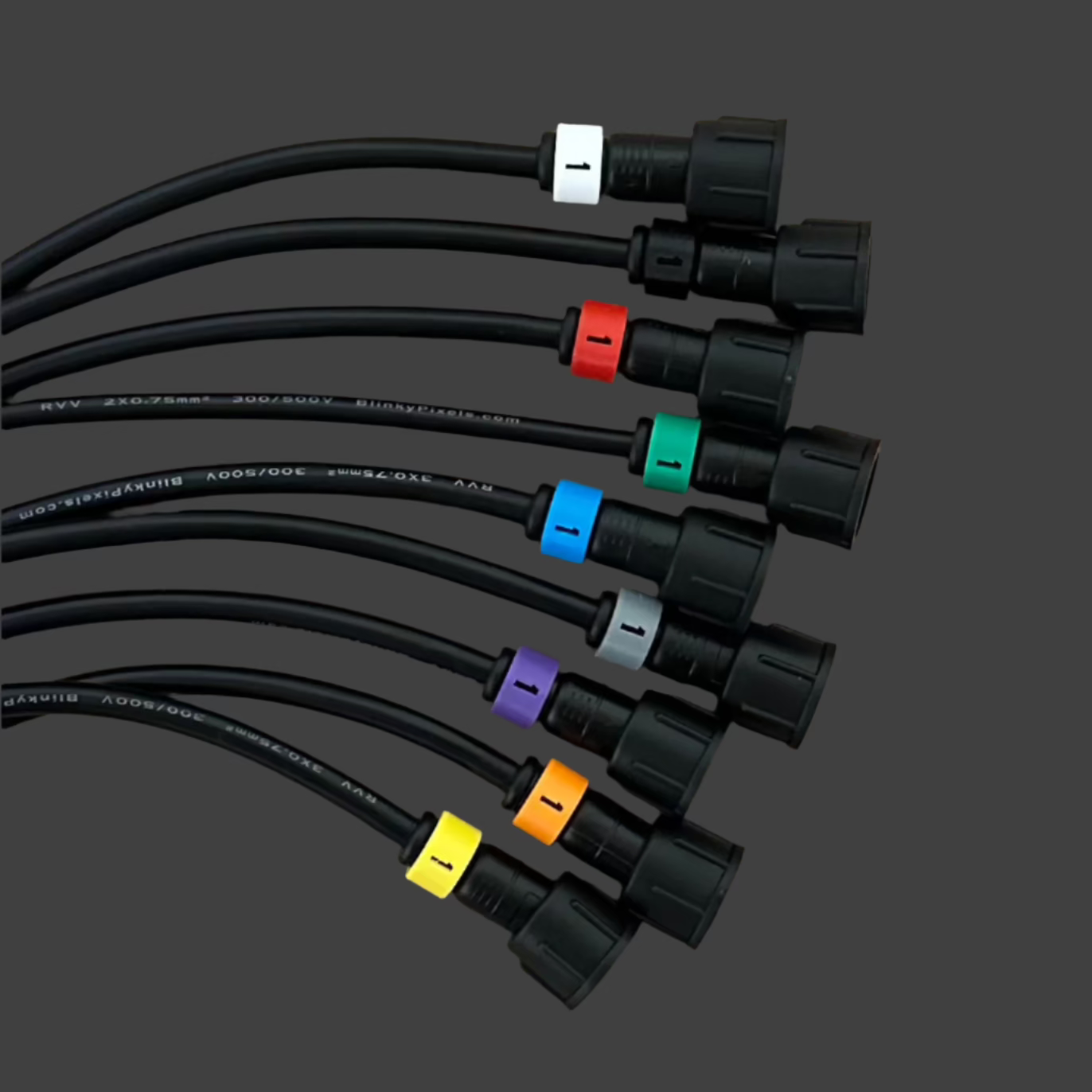Number 1 ID Clip for RGB Pixel Extensions and Pigtails