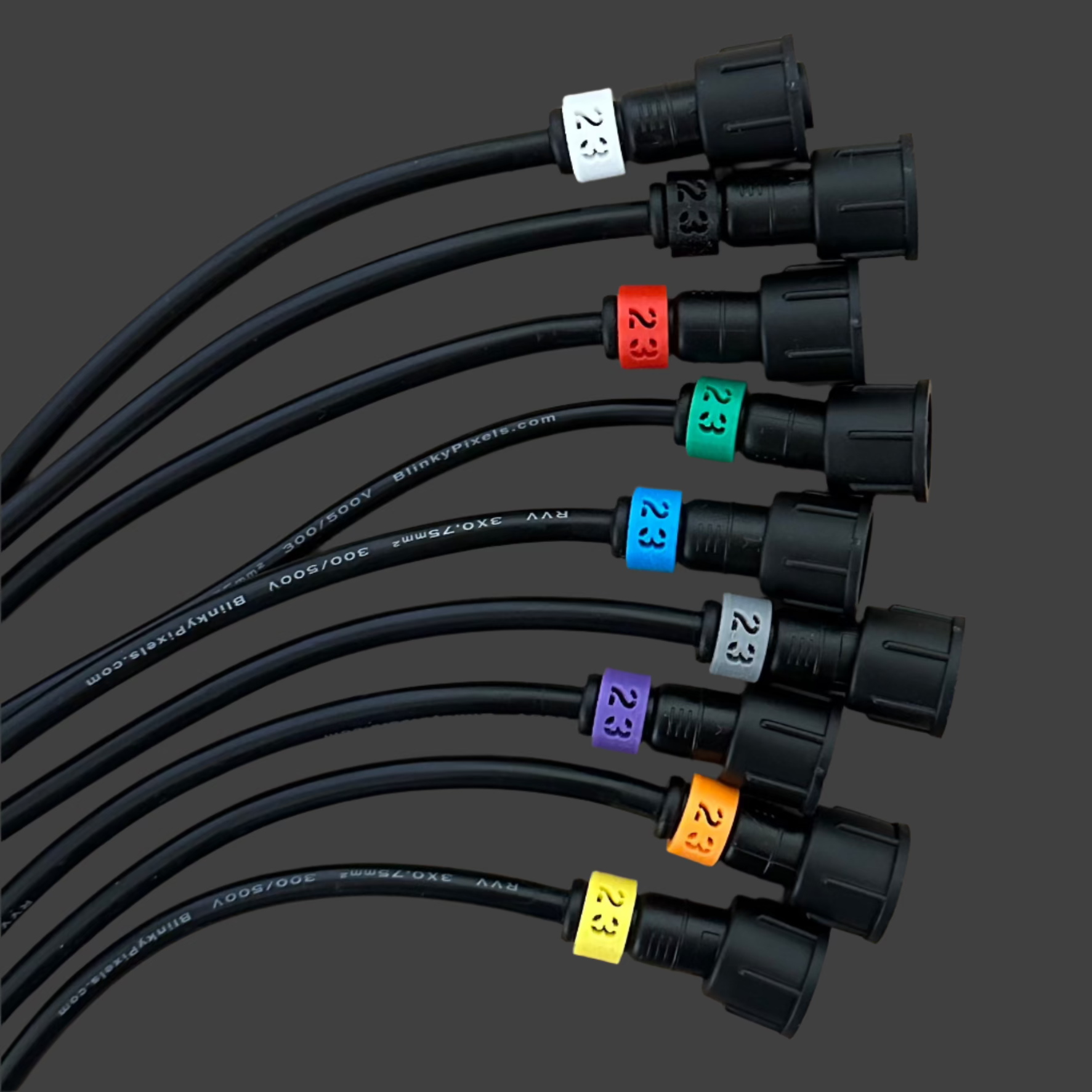 Number 23 ID Clip for RGB Pixel Extensions and Pigtails