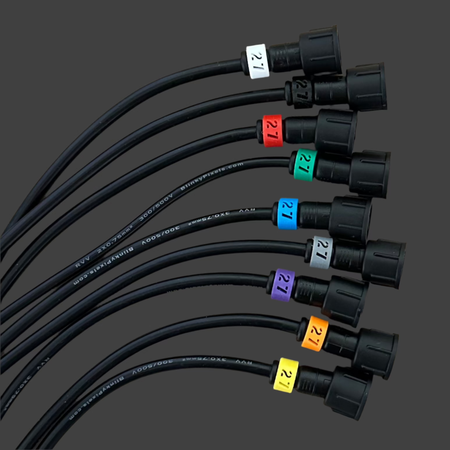 Number 27 ID Clip for RGB Pixel Extensions and Pigtails