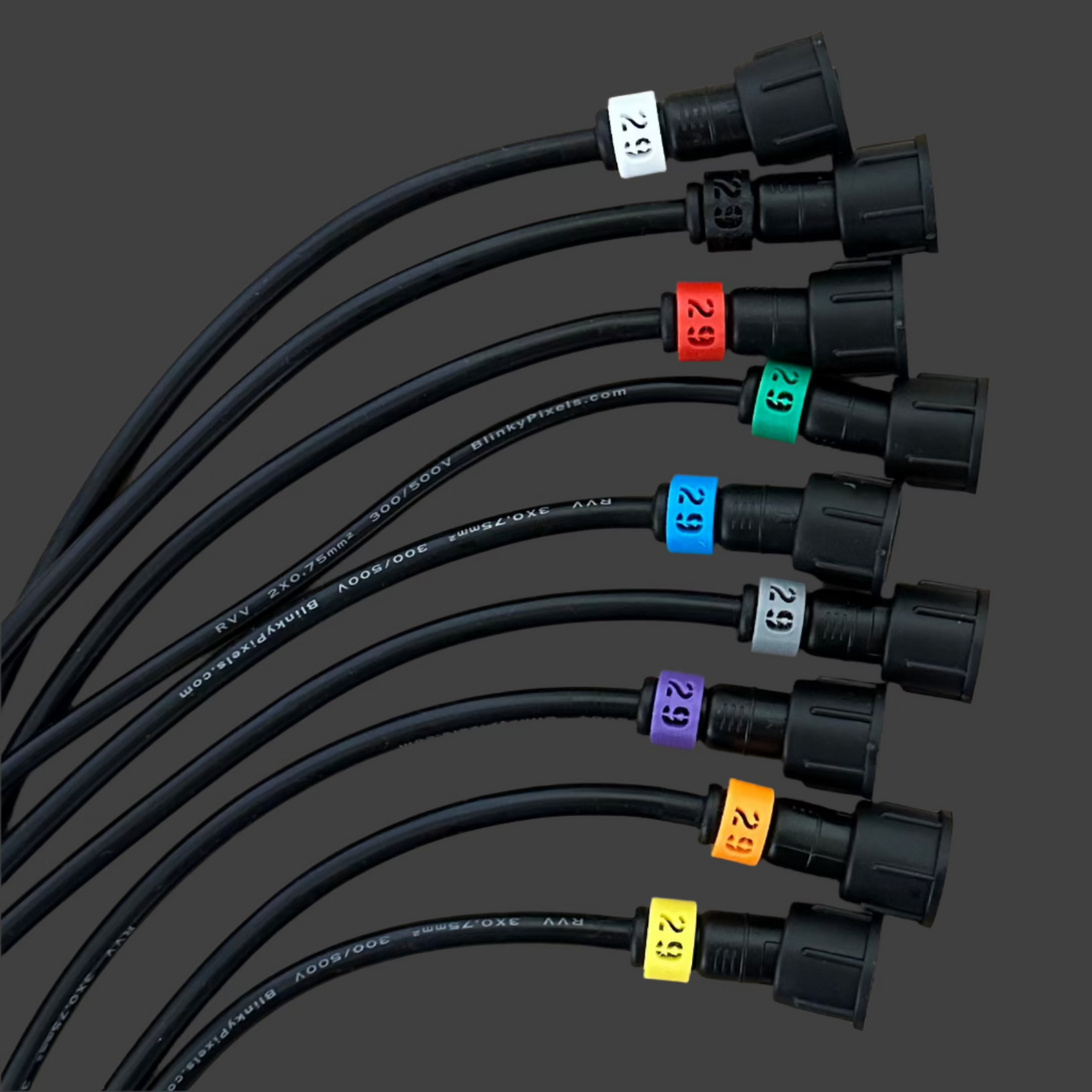 Number 29 ID Clip for RGB Pixel Extensions and Pigtails