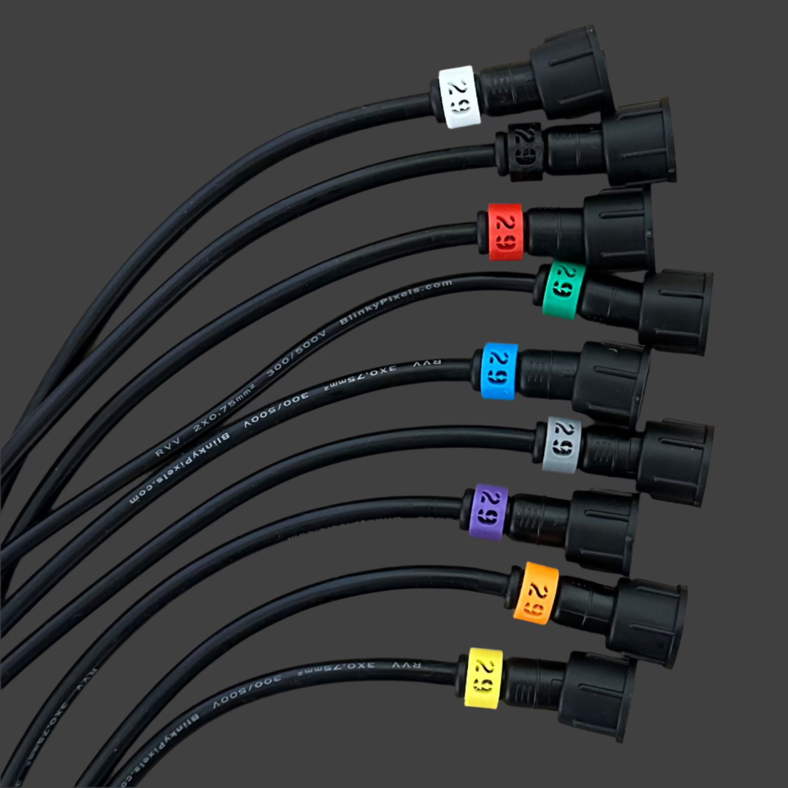 Number 29 ID Clip for RGB Pixel Extensions and Pigtails