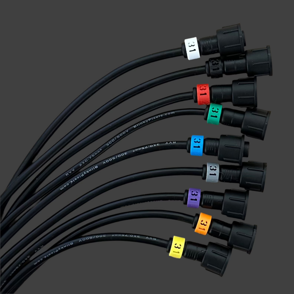 Number 31 ID Clip for RGB Pixel Extensions and Pigtails