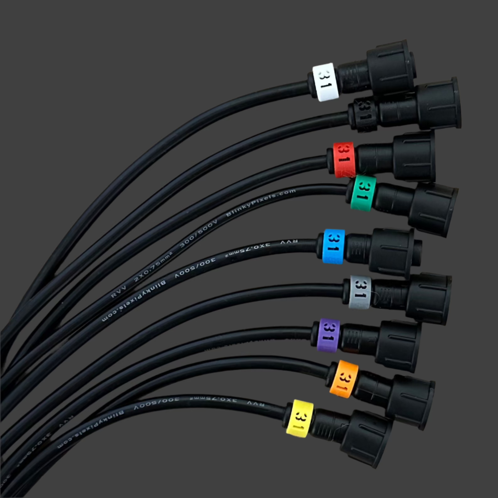 Number 31 ID Clip for RGB Pixel Extensions and Pigtails
