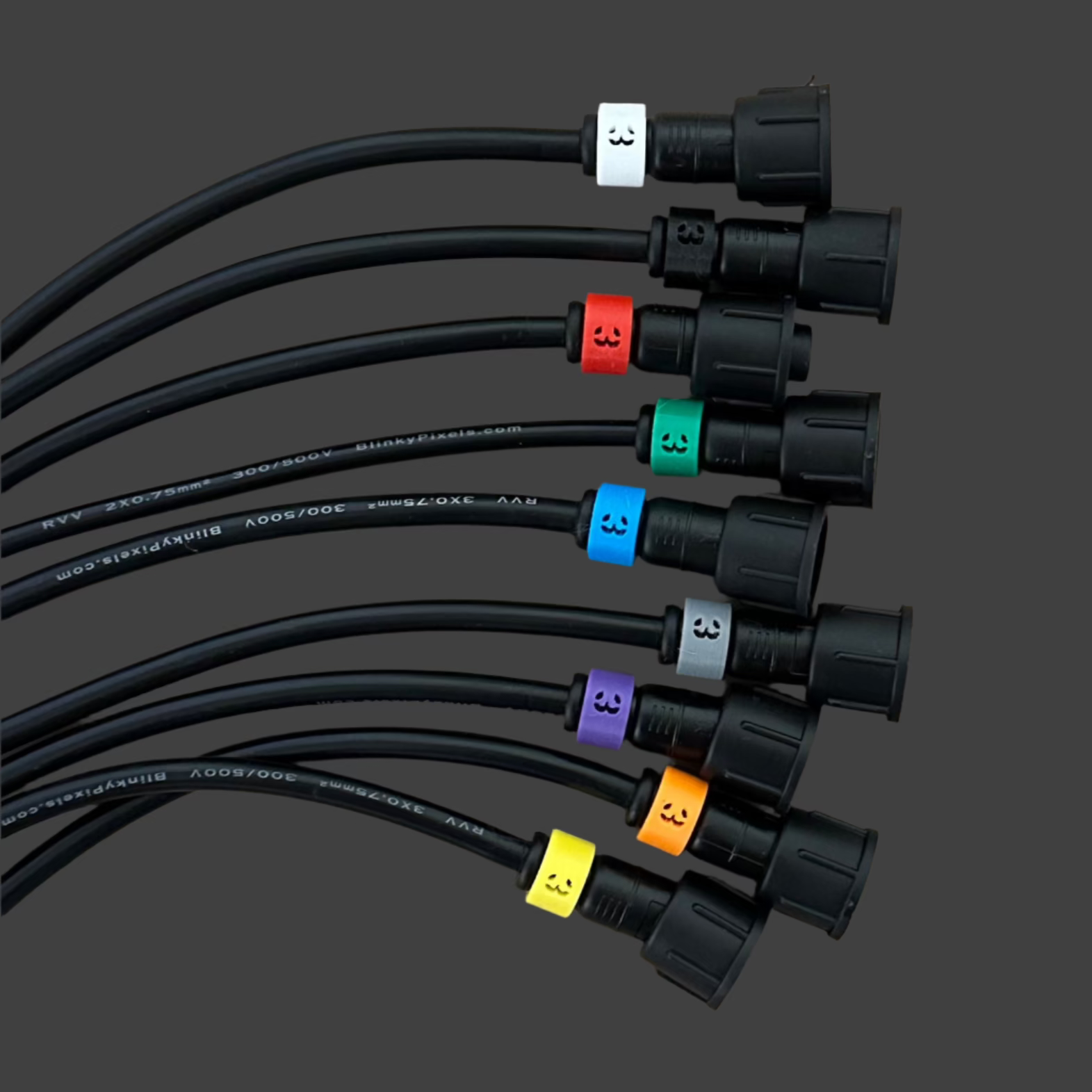 Number 3 ID Clip for RGB Pixel Extensions and Pigtails