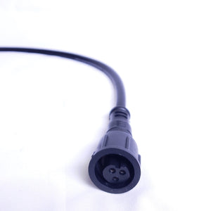 Pigtail (Female) - xConnect - 3 Core - 30in / 0.75m - Round Wire - Black
