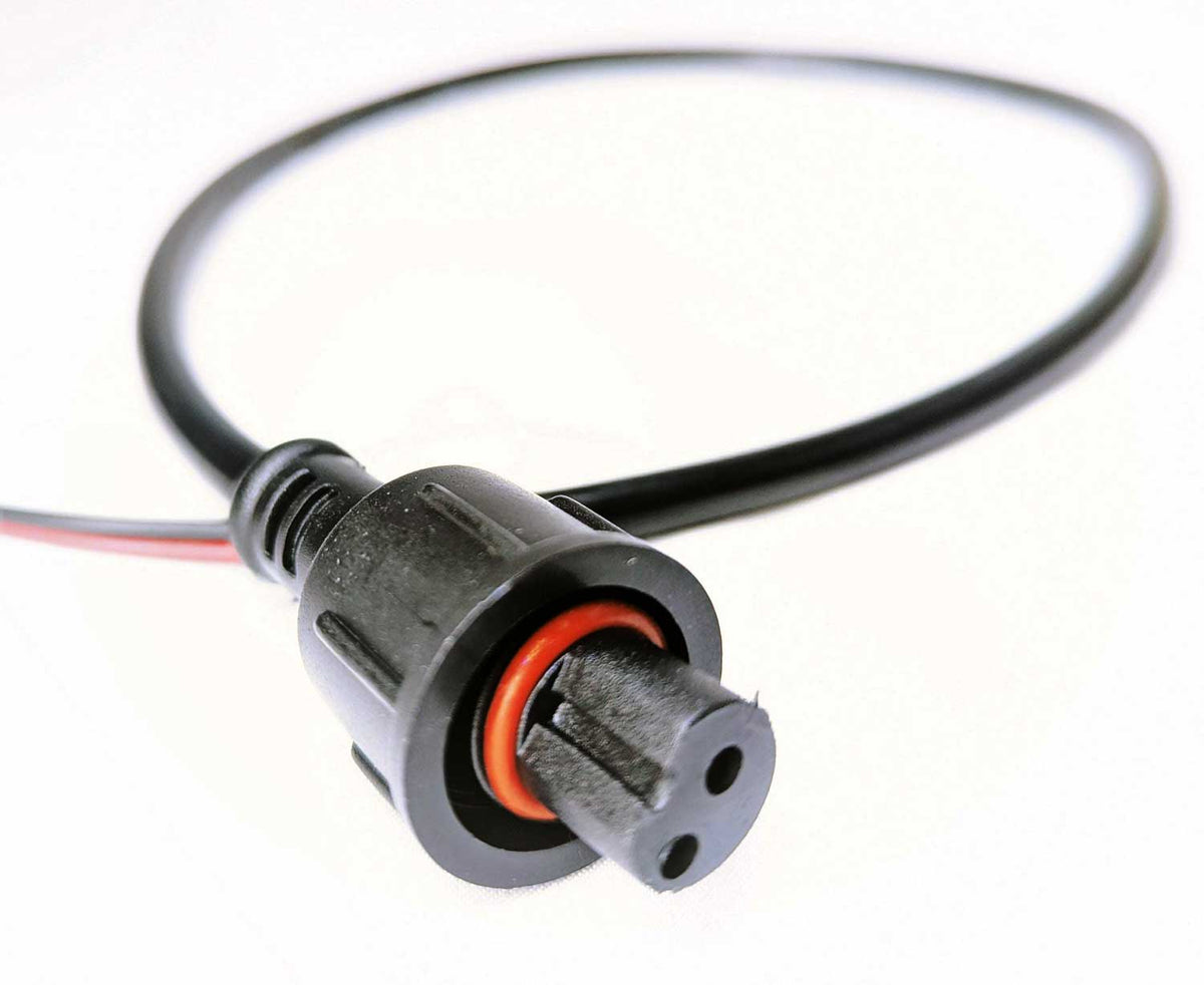 Pigtails - Female - 2 Core - 20in - Round - Wire