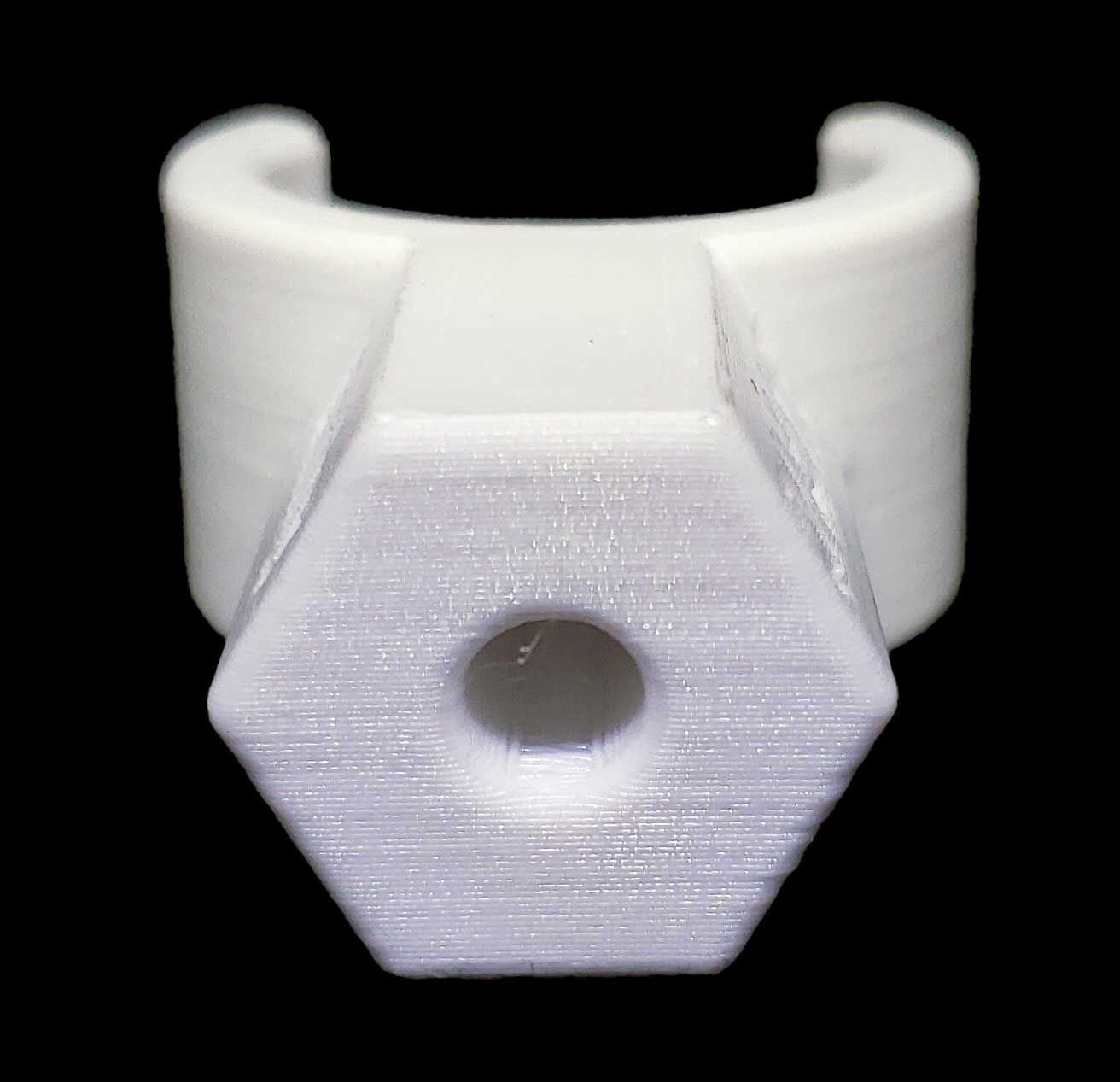 Standoff - 3/4" PVC Shaft to 3/4" PVC Clip