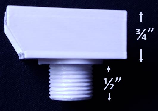 Air Vent - Small - 11/16" - White