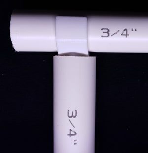 Standoff - 3/4" PVC Shaft to 3/4" PVC Clip