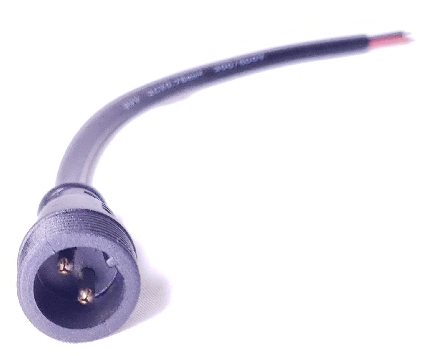 Pigtail - xConnect - 2 Core - 8in - Round Wire - Black