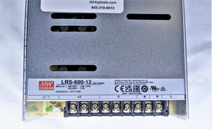 Power Supply - 12v - 600w - Meanwell LRS-600-12