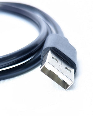 USB 2.0 Cable - Type A Plug to Type C Plug - 1.5ft - Black