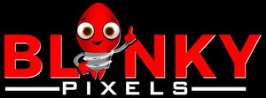 Vinyl Banner w/ Blinky Pixels Logo - 2'x4'