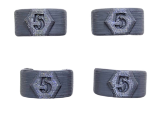 Cable ID Clips - Numbers (1-8)